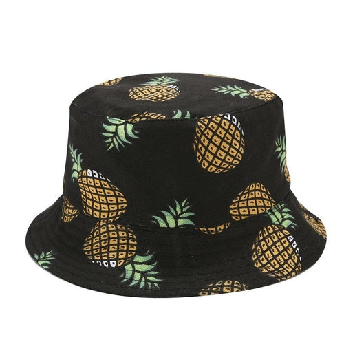 Pineapple Printed Bucket Hat