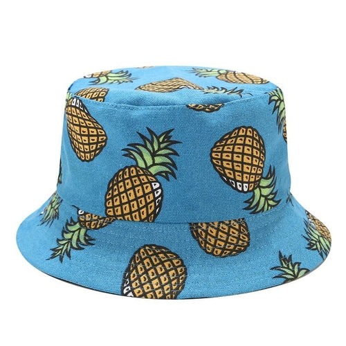 Pineapple Printed Bucket Hat