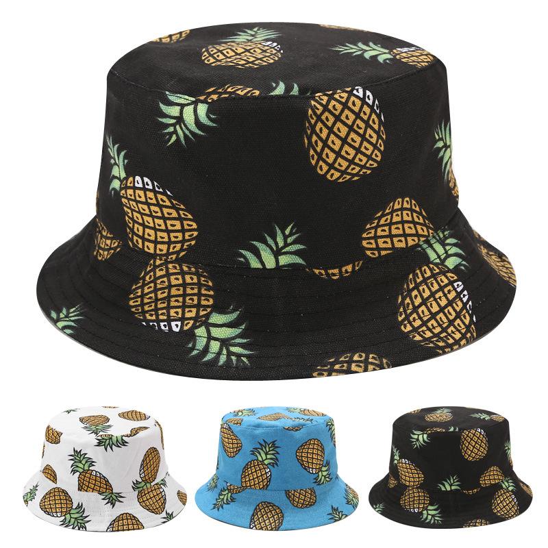 Pineapple Printed Bucket Hat