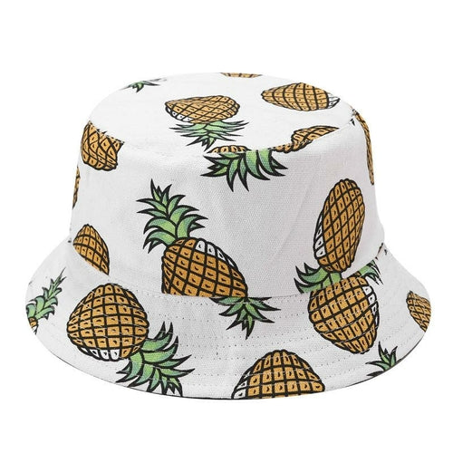 Pineapple Printed Bucket Hat